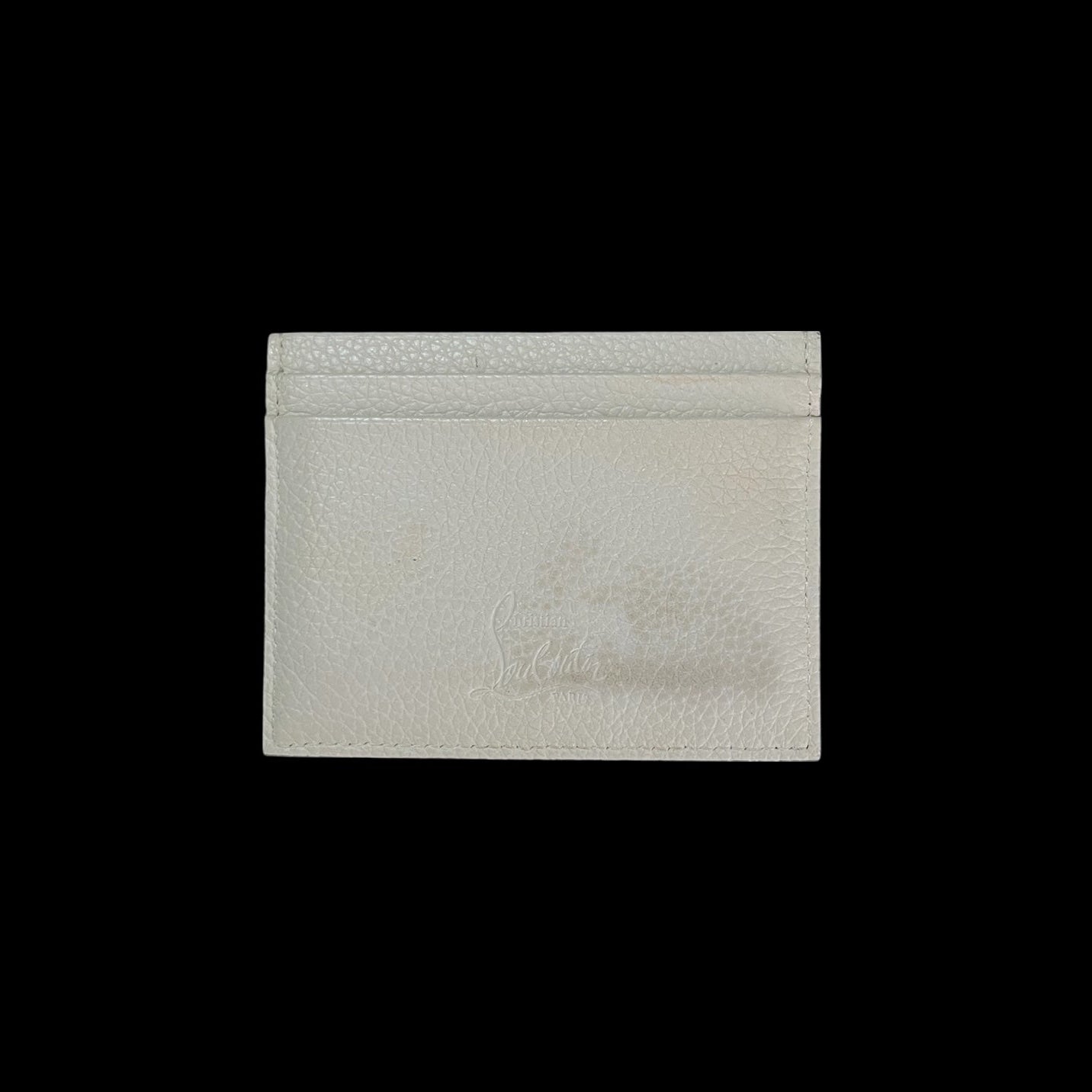 CHRISTIAN LOUBOUTIN Studded Kios Loubinthesky Card Holder