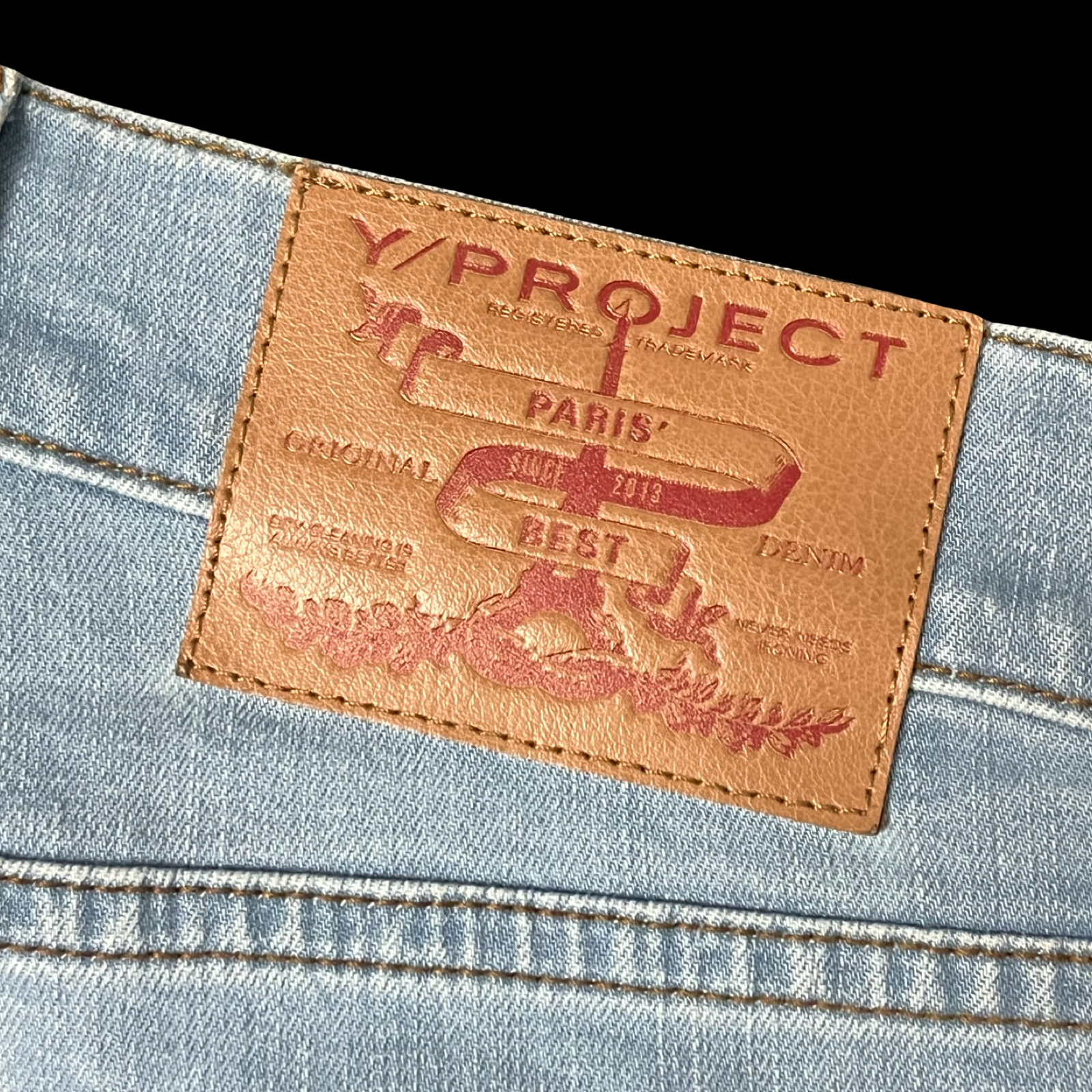 Y/PROJECT Paneled High-Rise Jeans