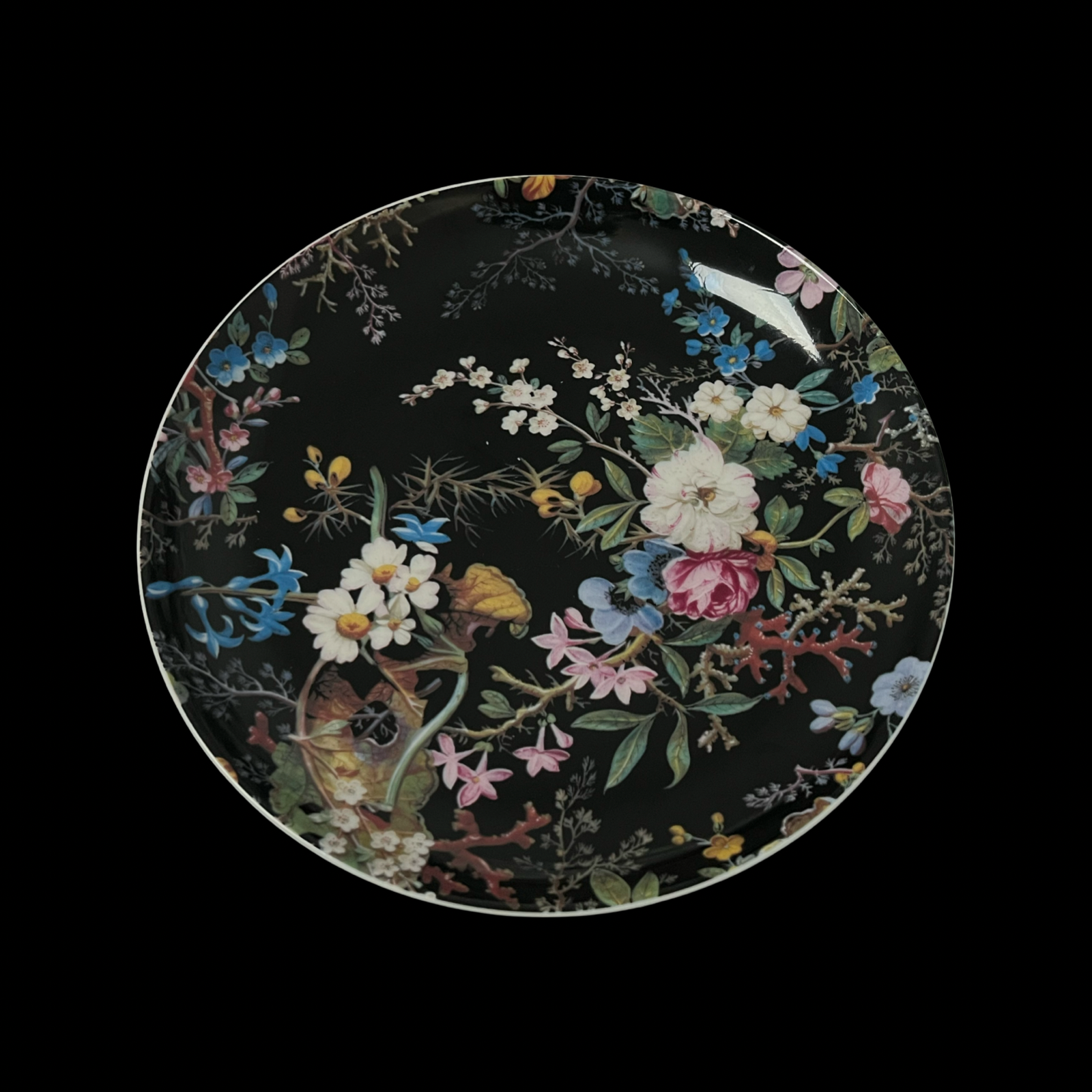 MAXWELL&WILLIAMS ‘Midnight Blossom’ Porcelain Plate