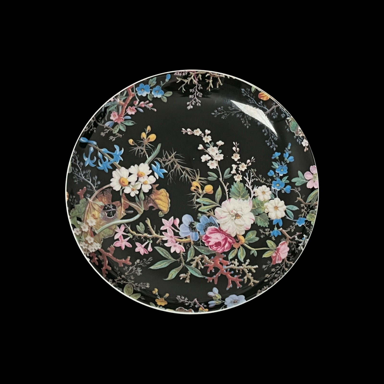 MAXWELL&WILLIAMS ‘Midnight Blossom’ Porcelain Plate