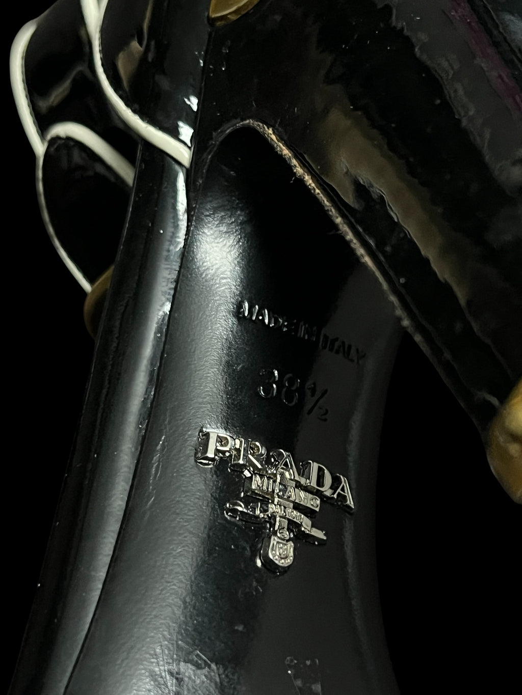 PRADA Patent Leather Mules