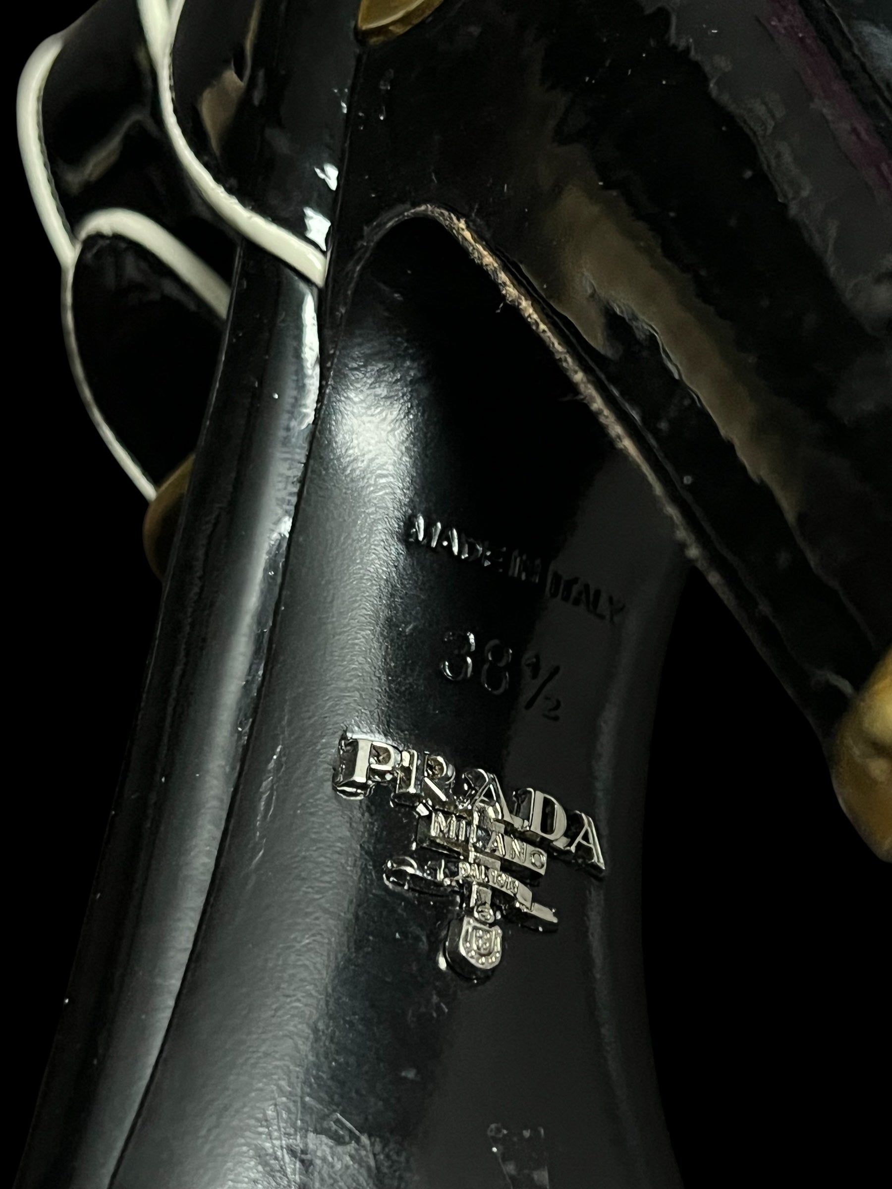 PRADA Patent Leather Mules